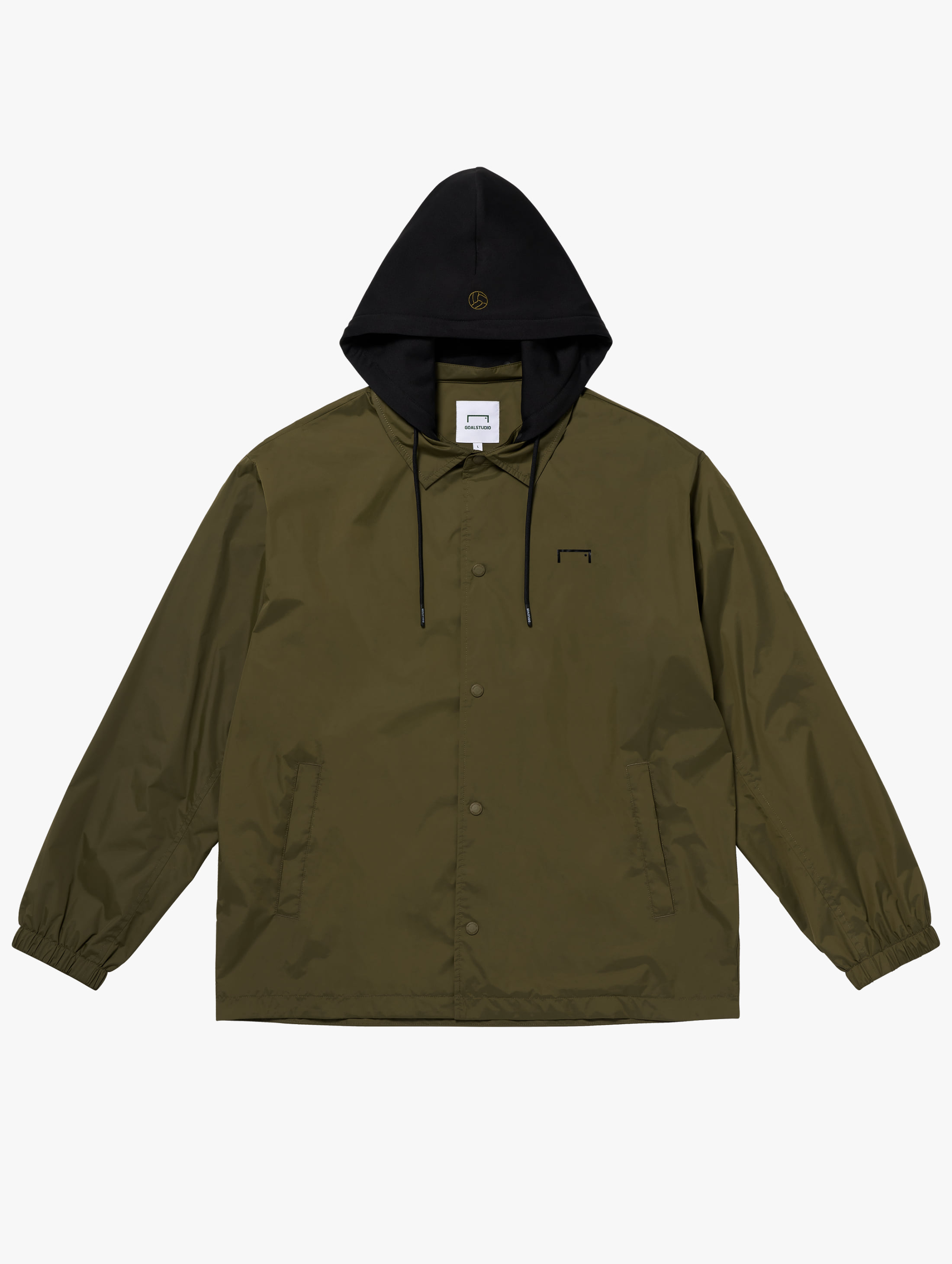 GRAFFITI COACH JACKET-OLIVE GREEN - 상품 이미지