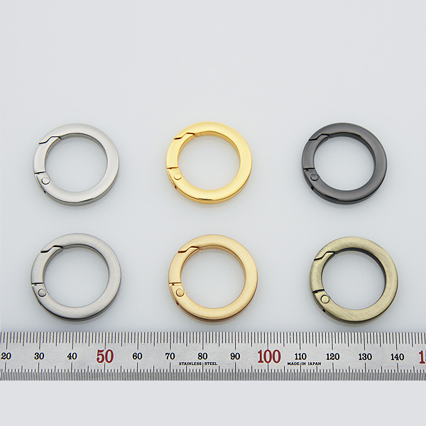 OR16 국산 오픈형 각 오링 니켈 20mm 1개 외 가방 오픈 오링 고리 부자재 가죽 공예 리버스몰 - 메인 이미지