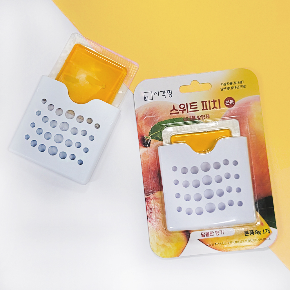 스위트 피치 화장실 그레이드 센세이션 호환 부착형 방향제 리필 사각형 실내