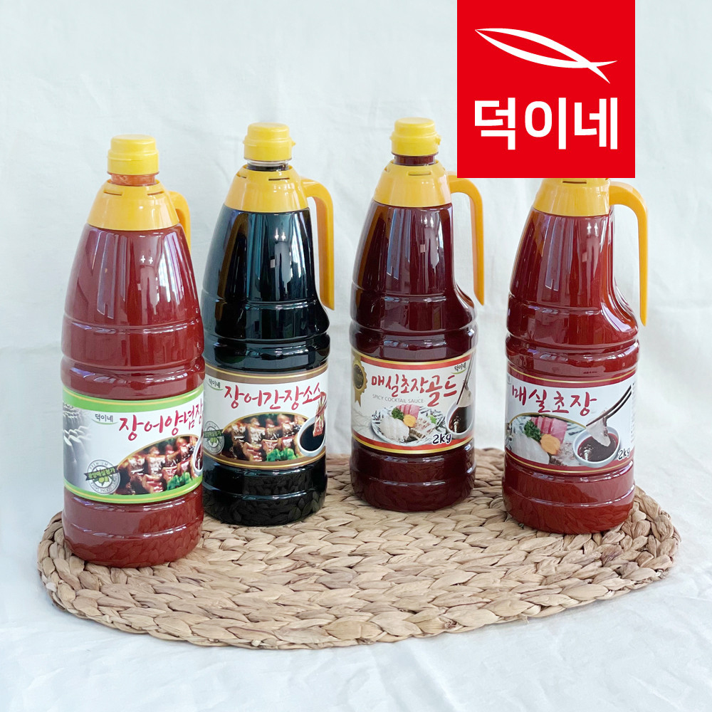 통영할매 직접만든 초고추장 매실초장골드 장어간장소스 장어양념장 2K