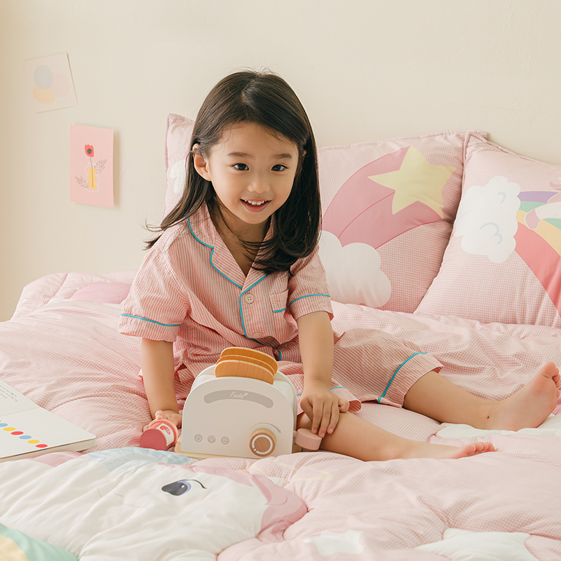 키즈 에어히트 발열 차렵 겨울이불 단품 엘리 하트 (유니콘), S.SS(싱글.슈퍼싱글겸용)