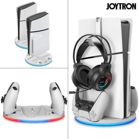 조이트론 ps5 슬림 서클 차징 스탠드 수직 버티컬 받침대 세로 거치대 듀얼센스 충전독 충전기