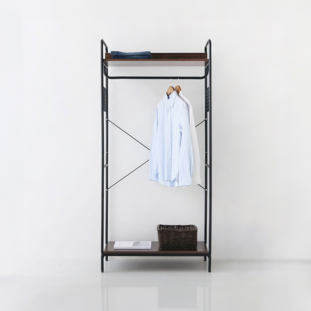 SOPHIE 2단 선반행거 브라운