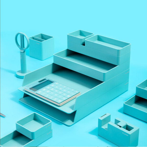 책상정리 누사인 트레이 6개 펜접시