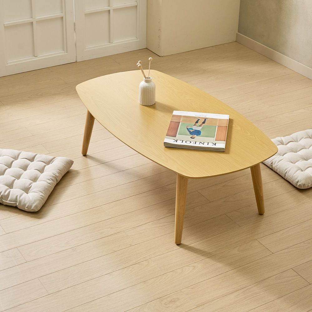 리오 거실 좌식테이블 낮은 쇼파 테이블 원목 좌탁 좌식밥상 4인용