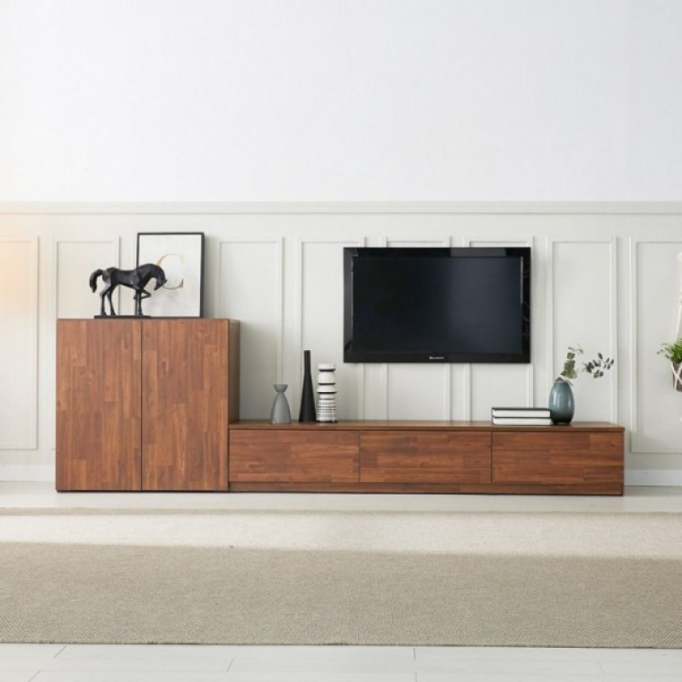 가구산책 2600 거실장세트 수납장 TV다이 RC106