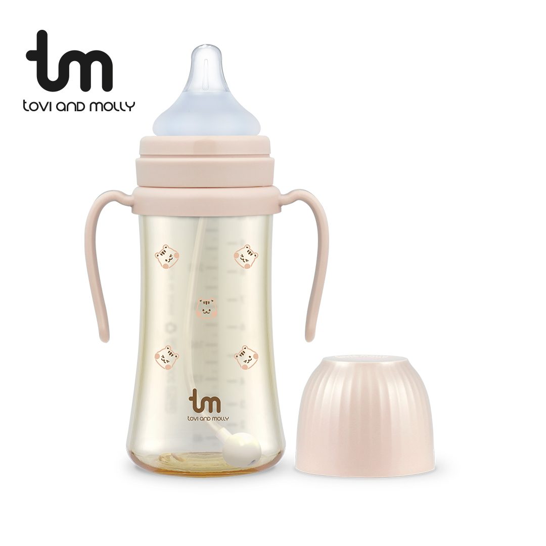 [토비앤몰리] 자기주도 셀프 수유 빨대 젖병 돗바니 돗람이 280ml 이미지 7