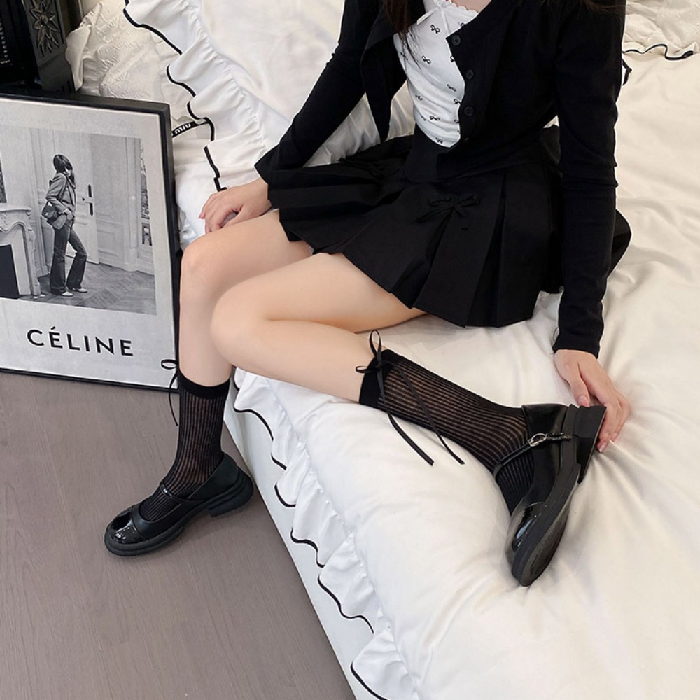 간호사퇴사선물 메리제인슈즈양말 시스루 이미지 6
