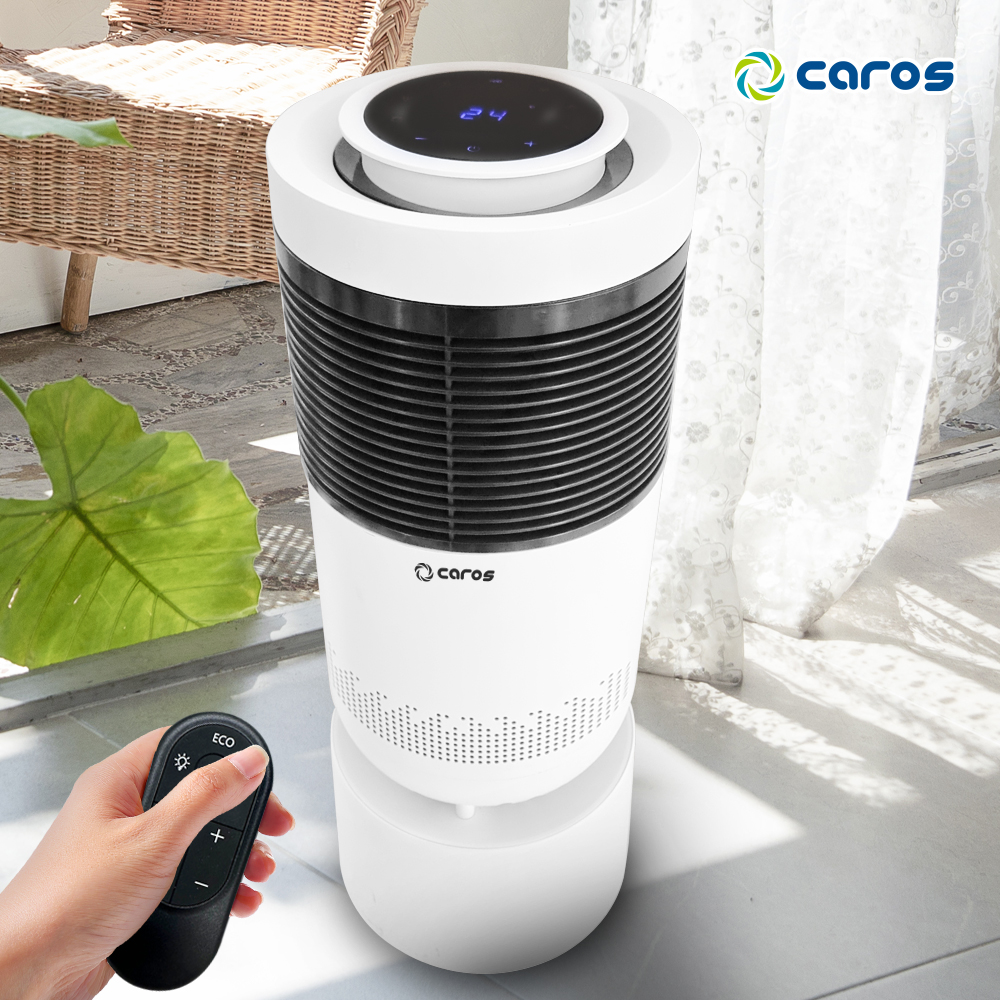 캐로스 360도 그래핀 전기온풍기 사무실 업소용 가정용 PTC히터 난방기 난로 이미지 2