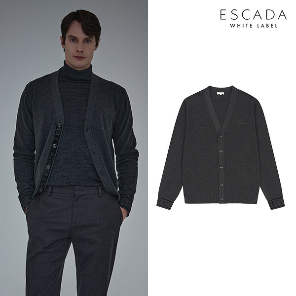 에스까다(ESCADA) 남성 울 니트 재킷 - 상세 이미지 4