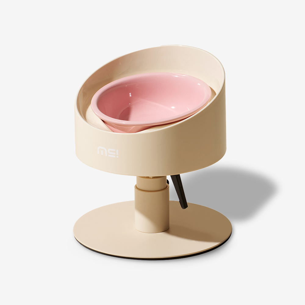 MIAMIA 높이조절 고양이 밥그릇 강아지 식기 도자기