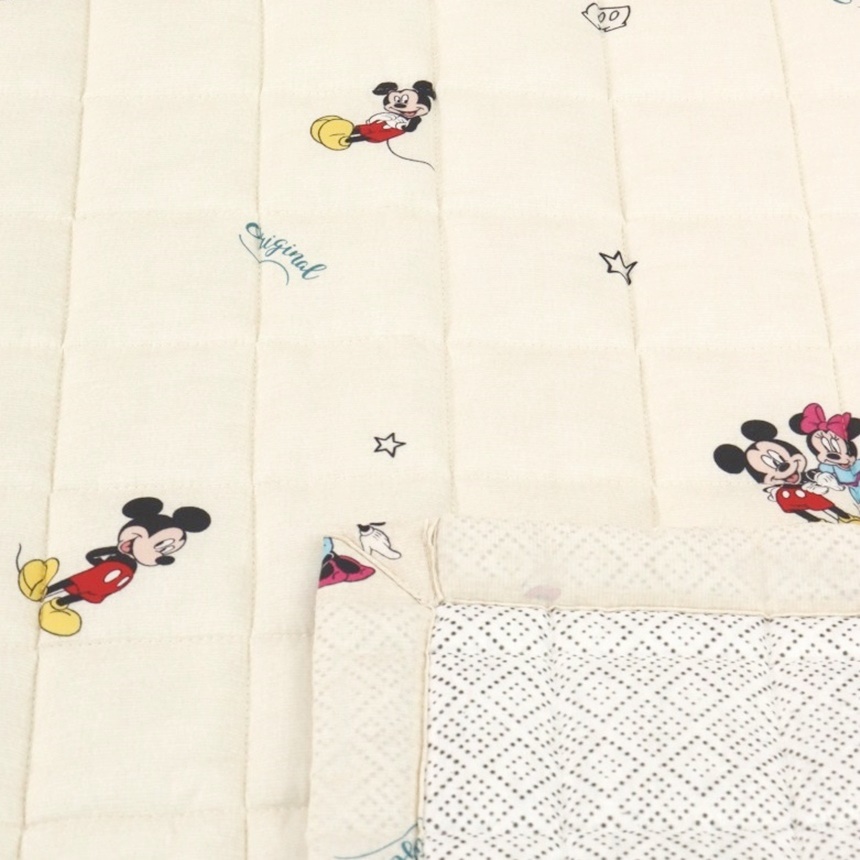 미키마우스 키즈 모달100 어린이 싱글 고정밴드 침대패드 SS