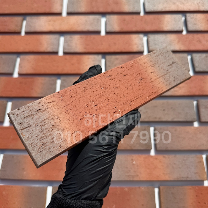 점토타일 그라데이션 240x60x12T 01번 컬러 / 하다건재