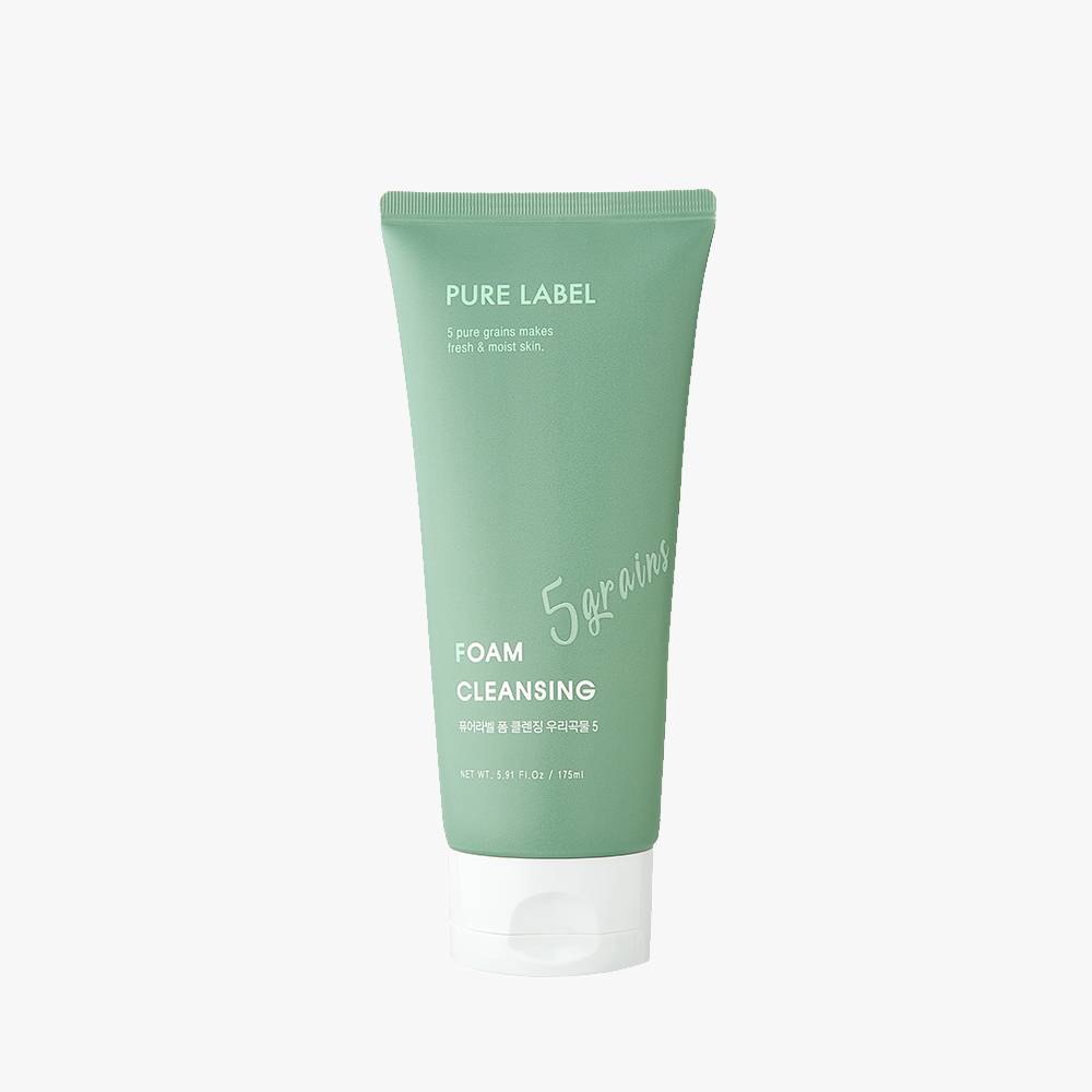 퓨어라벨 폼 클렌징 우리곡물 5 175ml - 메인 이미지