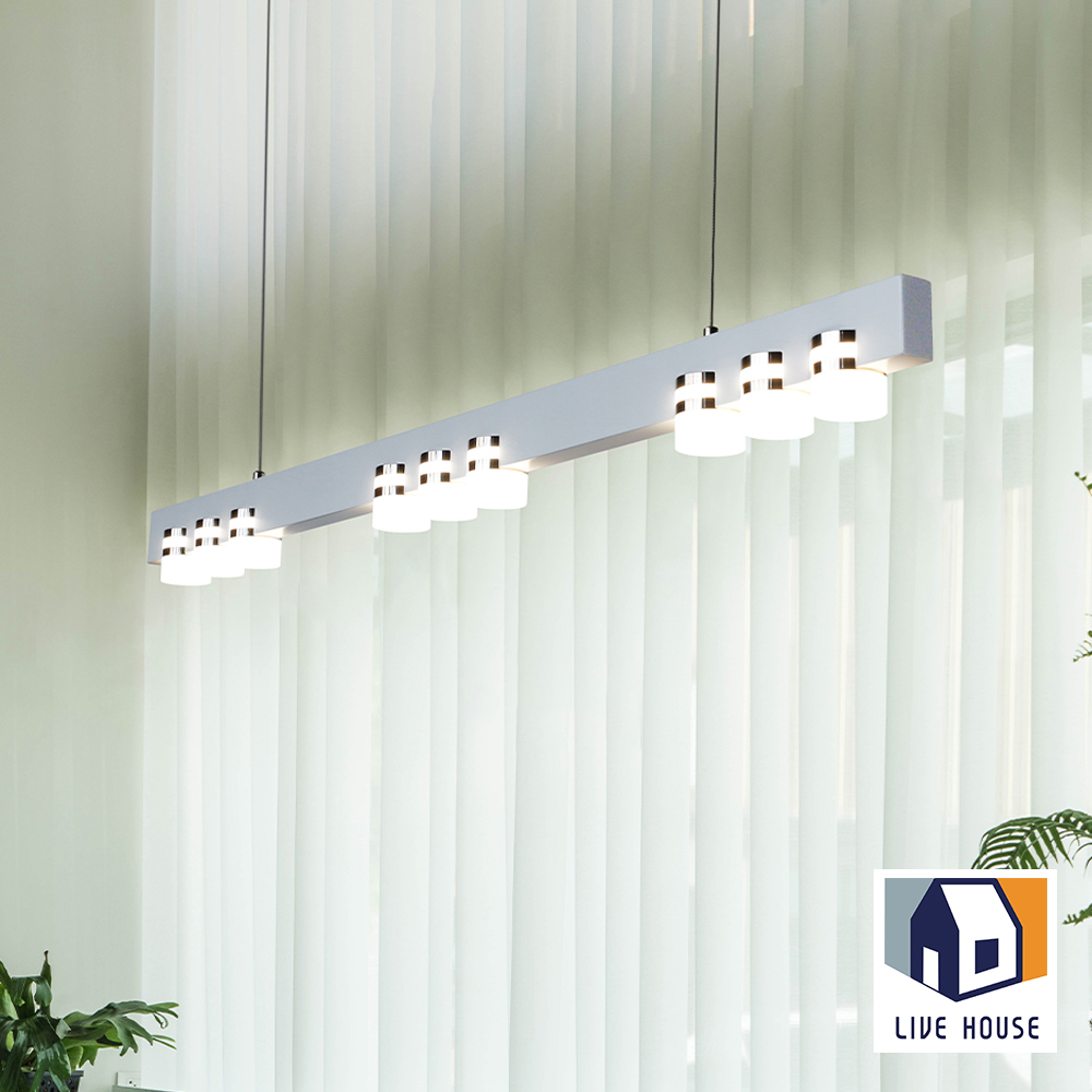 LED 식탁등 카페 인테리어 조명 씨라인 일자 펜던트 6등 화이트