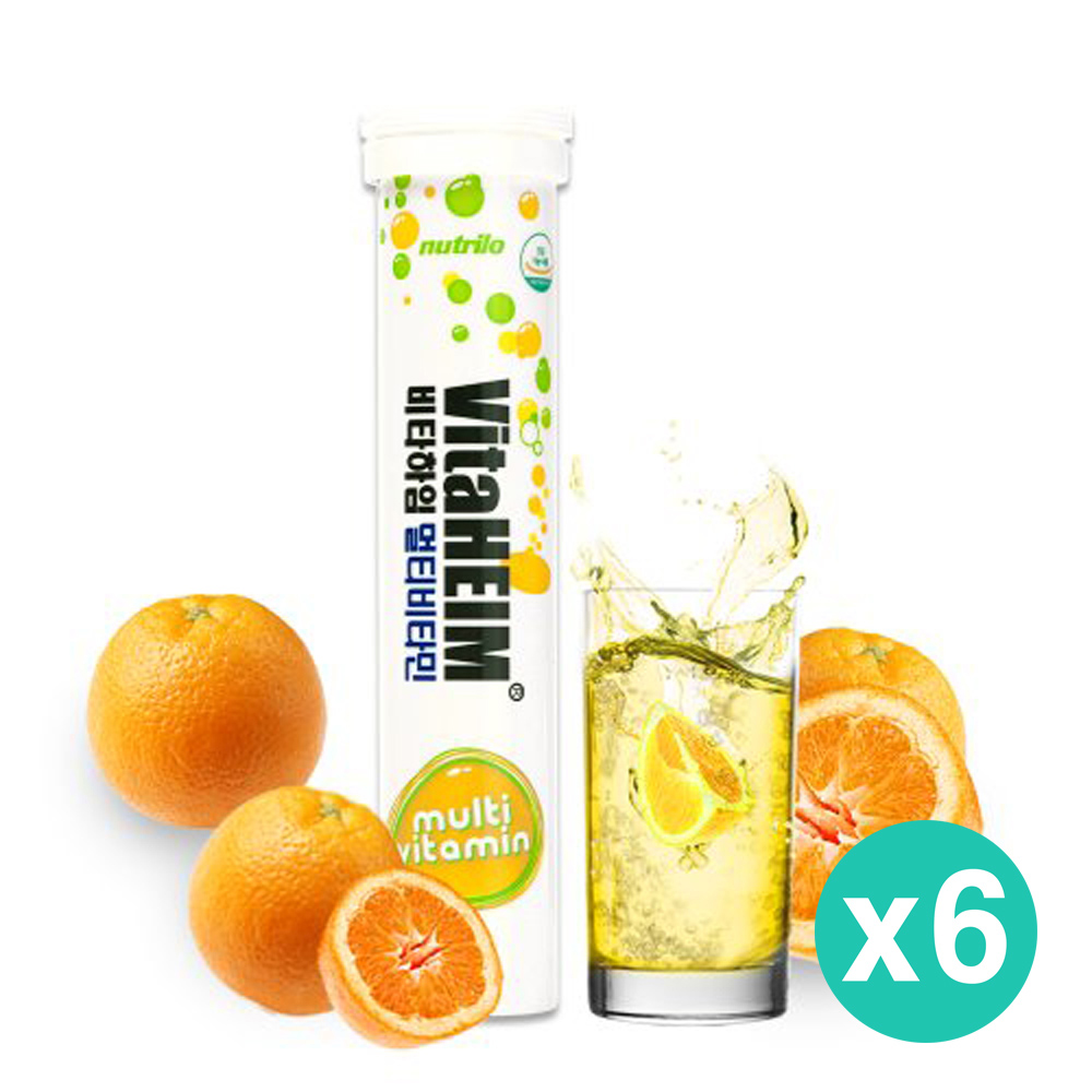 5+1 마시는 발포비타민 남성 여성 종합 영양제 독일 멀티 비타민 청소년 수험생 4개월분 제품 이미지