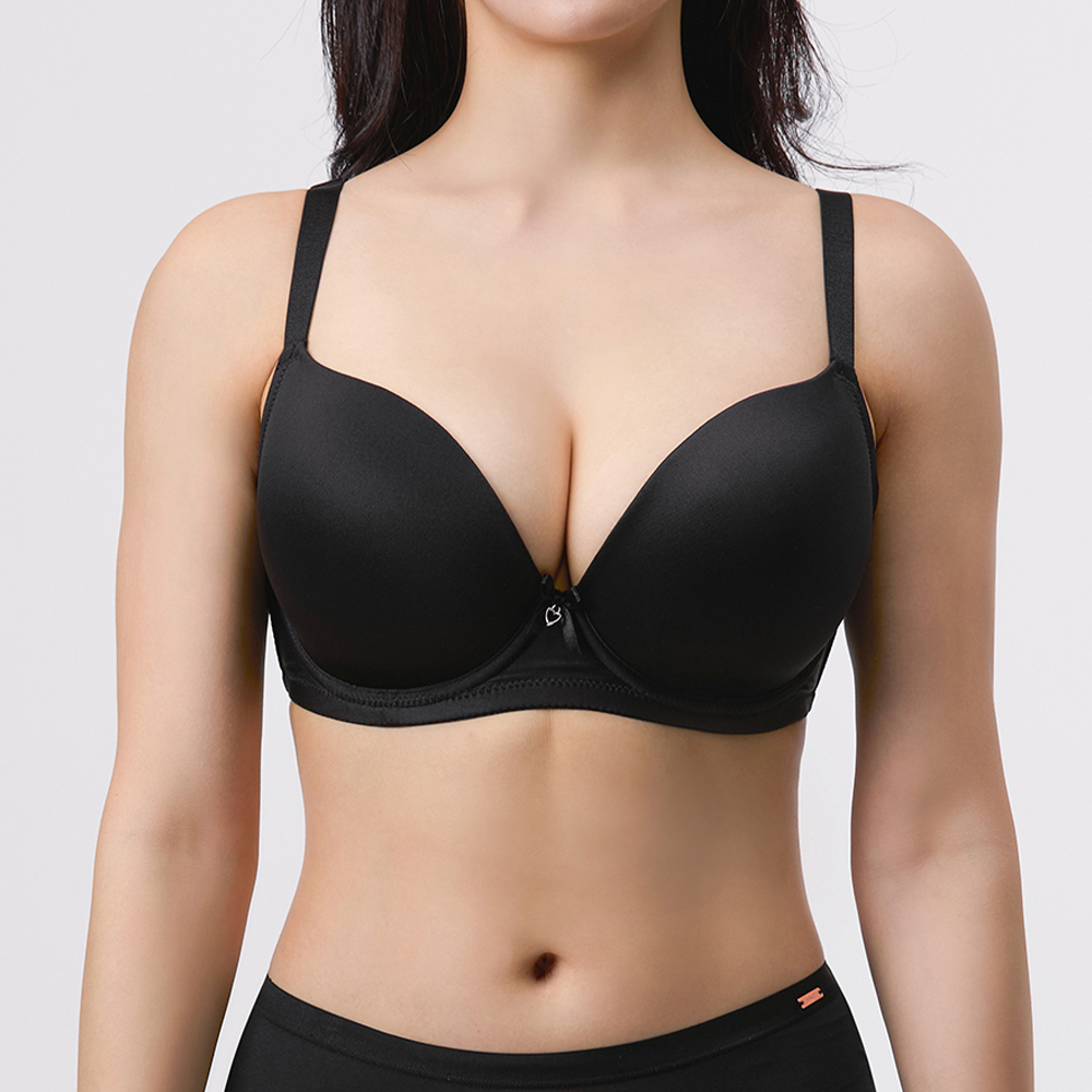 [브라샵로라] 파르페 지니 플런지 티셔츠 몰드 블랙 큰가슴 큰컵 빅사이즈 G컵 H컵 I컵 이미지 2
