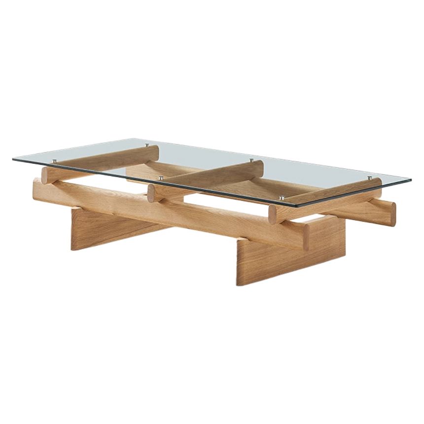 팀버링크 원목 거실 커피 티 테이블 M 블랙