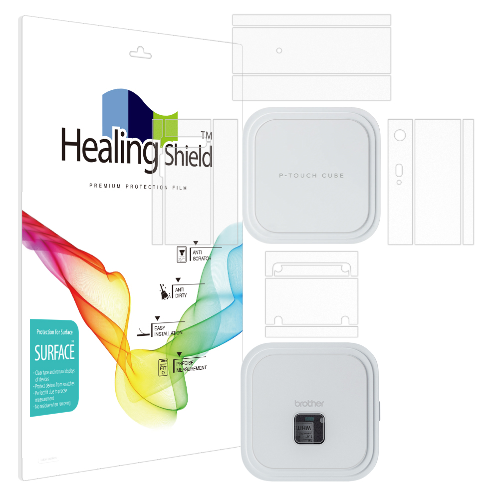 브라더 PT-P910BT 블루투스 라벨 프린터기 무광 외부보호필름 세트