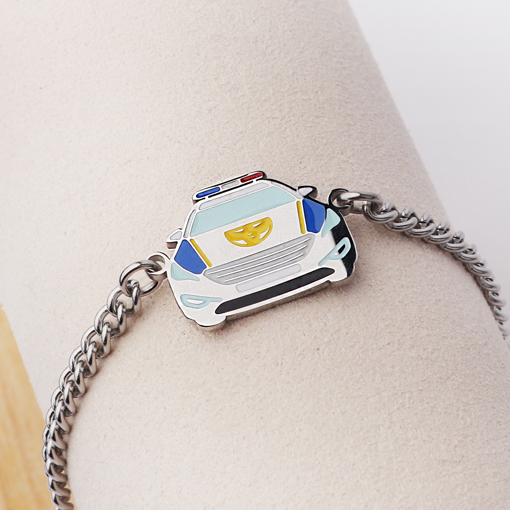 유니콘과 친구들 써지컬스틸 미아방지 팔찌 아기 유아 어린이