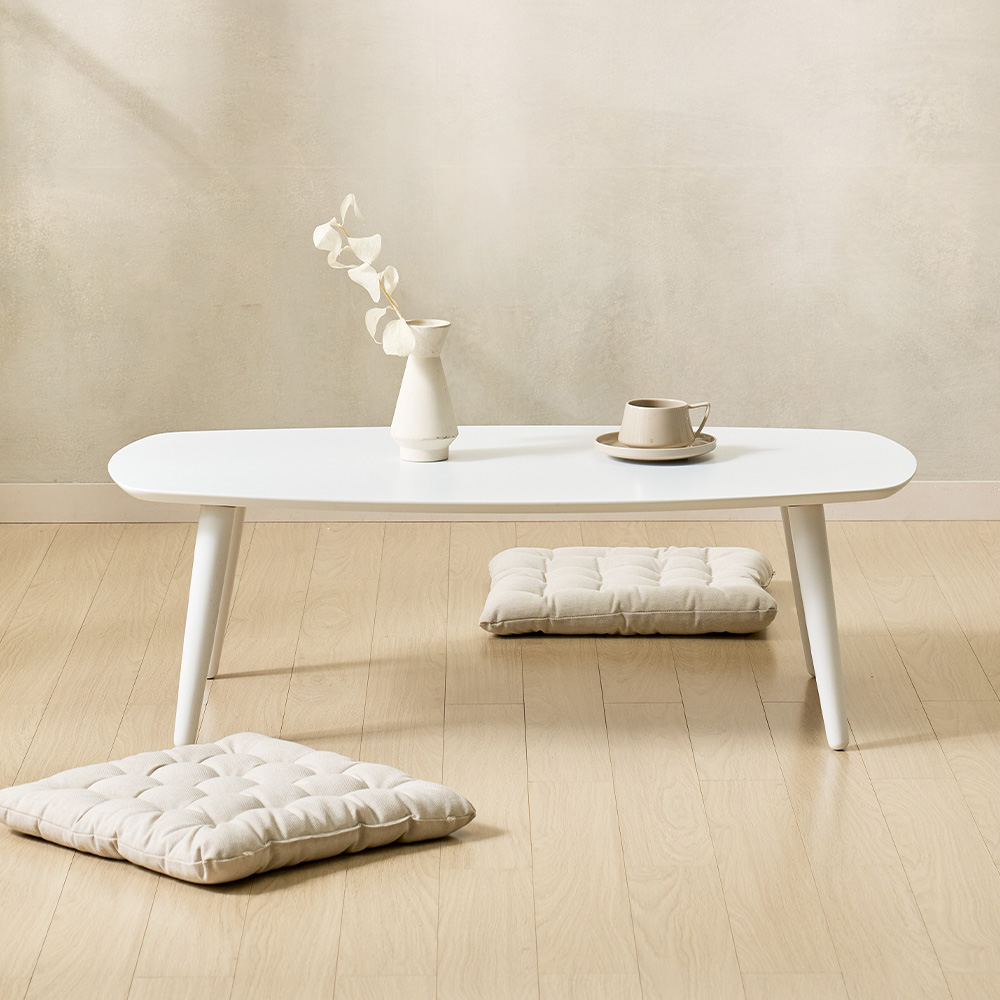 리오 거실 좌식테이블 낮은 쇼파 테이블 원목 좌탁 좌식밥상 4인용