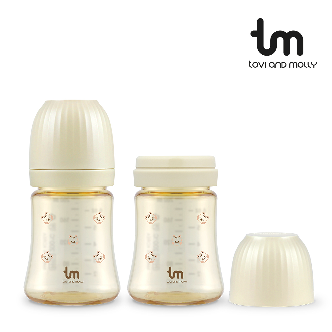 [토비앤몰리] 아기 배앓이 트윈 젖병 돗람이 바닐라 180ml 280ml 노꼭지 - 상품 이미지