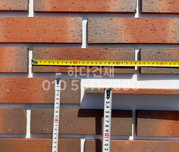 점토타일 그라데이션 240x60x12T 01번 컬러 / 하다건재