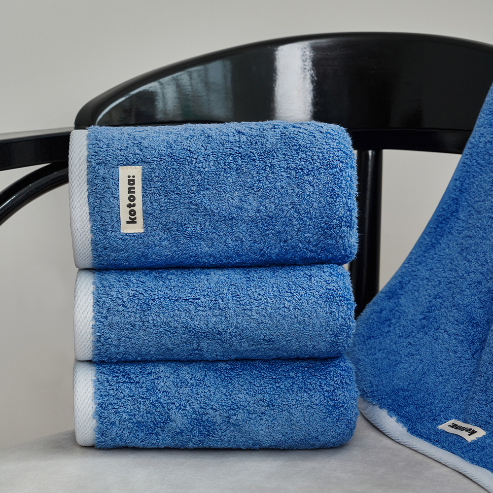 코토나 홈바디 타월 세트 선물포장 집들이 선물 200g, 코지블루, 5장