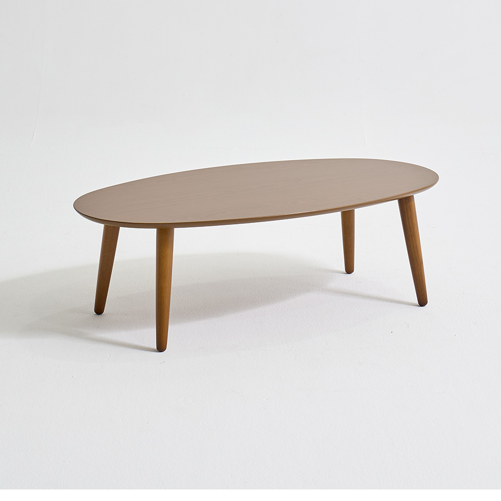 모드 낮은 거실 소파테이블 좌식 테이블 식탁 좌탁 밥상 타원형