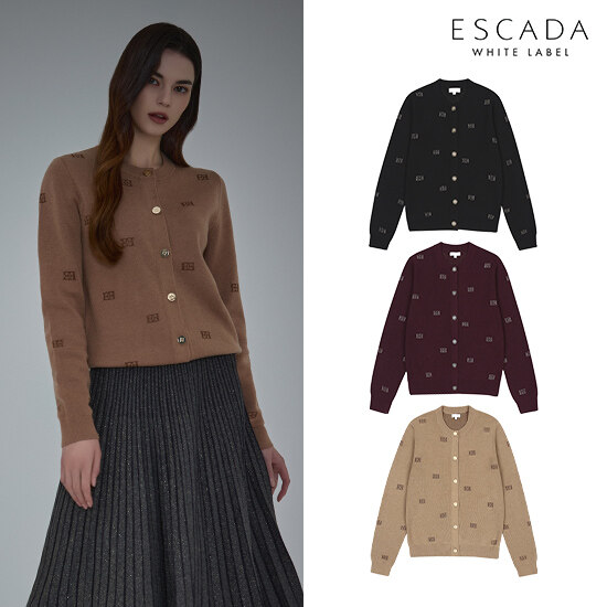 에스까다(ESCADA) 여성 글램 울 니트 재킷 - 메인 이미지