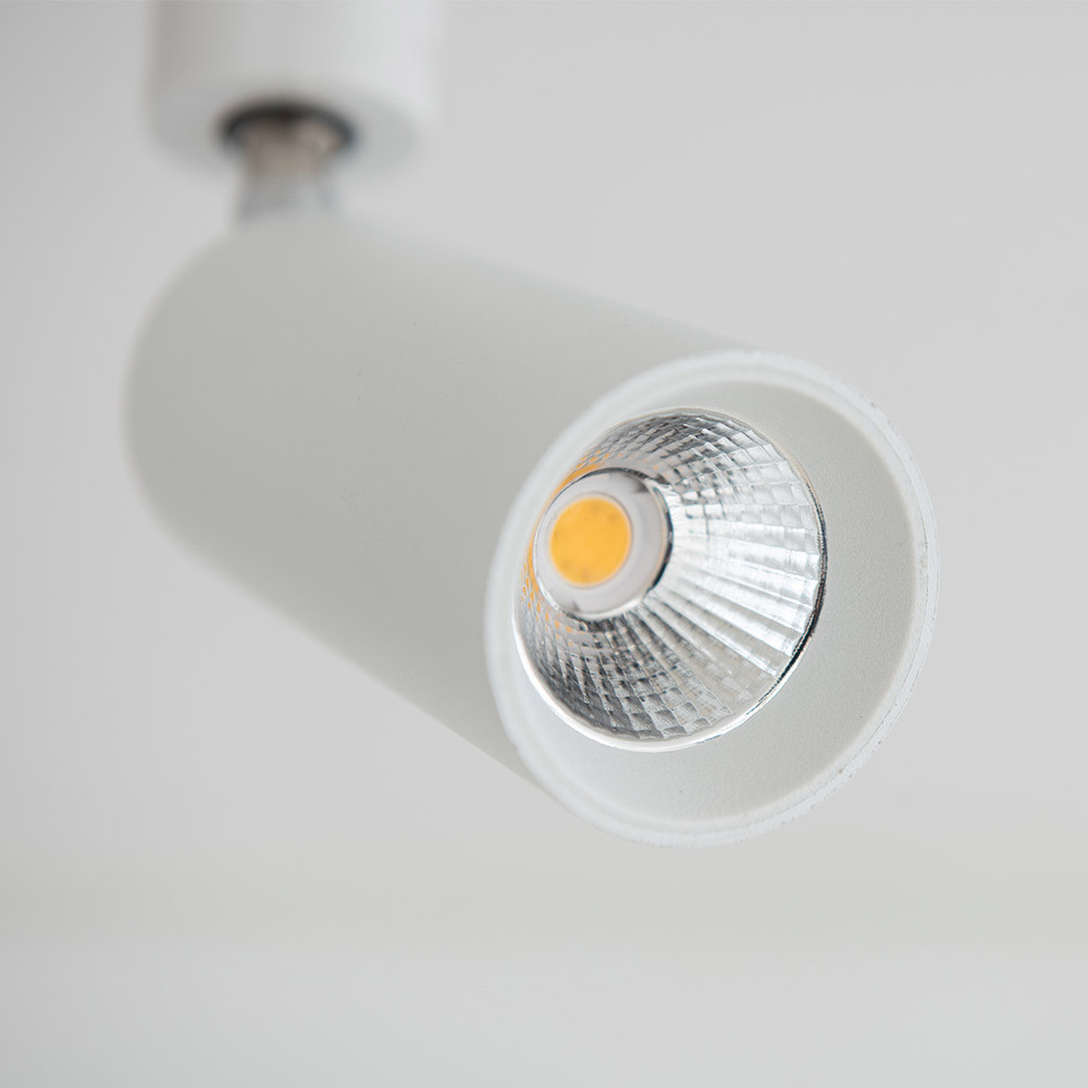 LED 자하드 COB 레일조명 10W 핀조명 화이트 주광색 - 상품 이미지