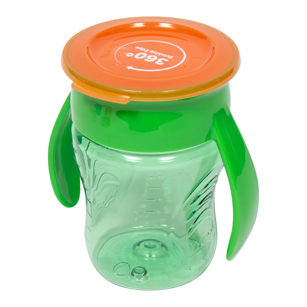 와우컵 베이비 트라이탄 스파우트컵 뚜껑포함 207ml, 1개, 그린