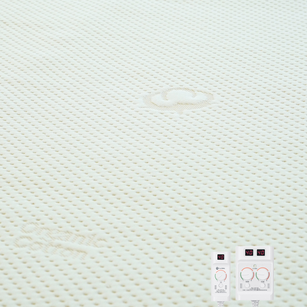 탄소매트 오가닉 면 전기요 EMF 전자파 안심 세탁 슈퍼싱글