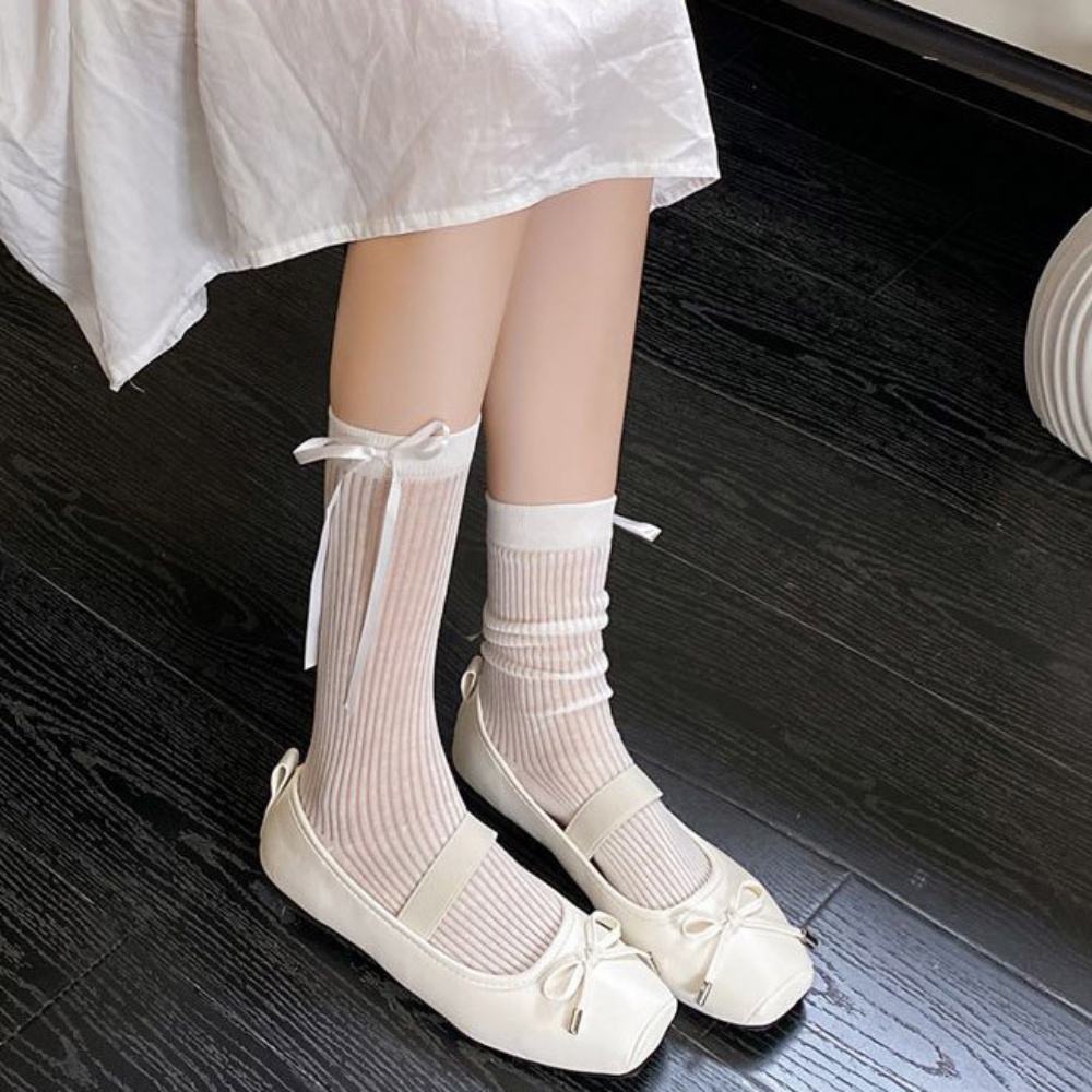 간호사퇴사선물 메리제인슈즈양말 시스루 - 상세 이미지 2