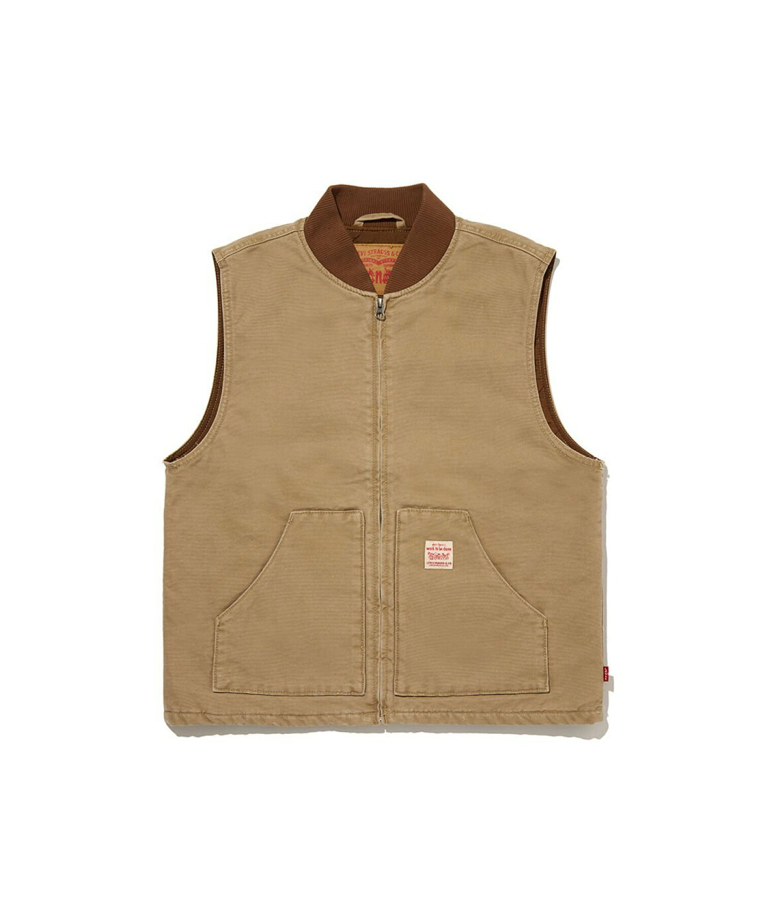 리바이스 Levi`s SANSOME 워크웨어 조끼 베스트 MM5258 베이지 - 상세 이미지 2