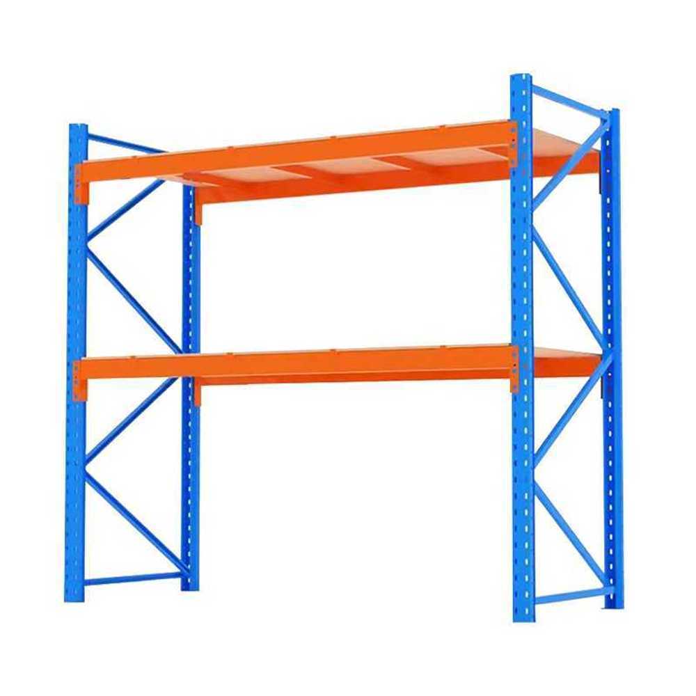 파레트랙 고중량 적재대 앵글 물류 철제선반 팬트리 1000mm 2단 - 상품 이미지
