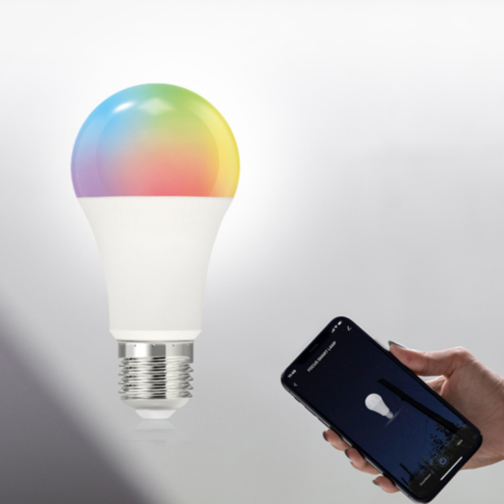 LED 스마트 RGB 전구 E26 9W 색변환 리모컨 밝기조절 조명 - 메인 이미지