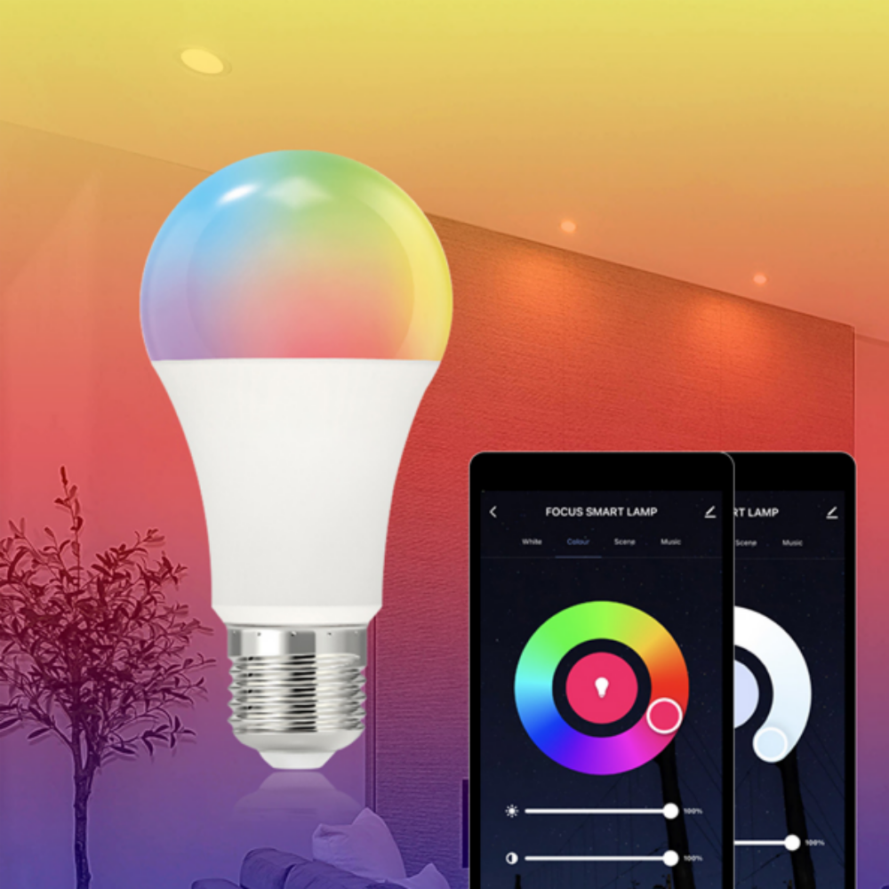 LED 스마트 RGB 전구 E26 9W 색변환 리모컨 밝기조절 조명 - 상세 이미지 2