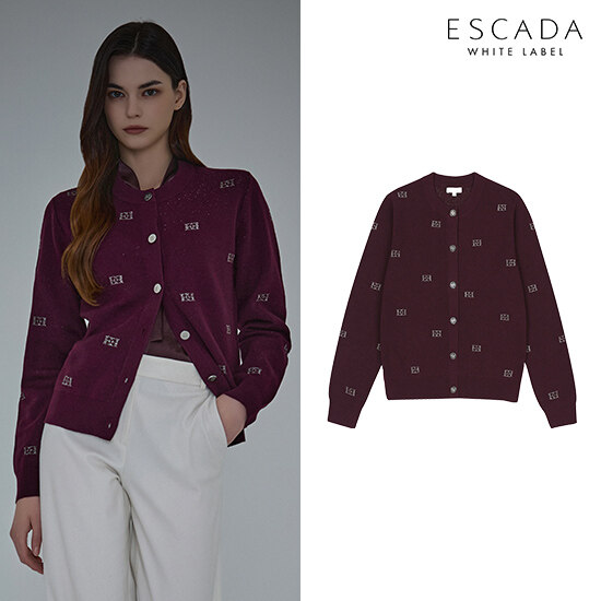 에스까다(ESCADA) 여성 글램 울 니트 재킷 - 상세 이미지 3