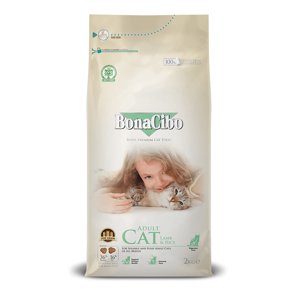 보나시보 어덜트 고양이사료 램+라이스, 2kg, 1개 제품 이미지