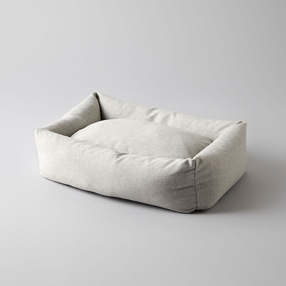 펫토 알러프리 강아지방석 고양이 애견 쿠션 범퍼형 라이트그레이, XL