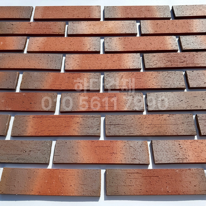 점토타일 그라데이션 240x60x12T 01번 컬러 / 하다건재