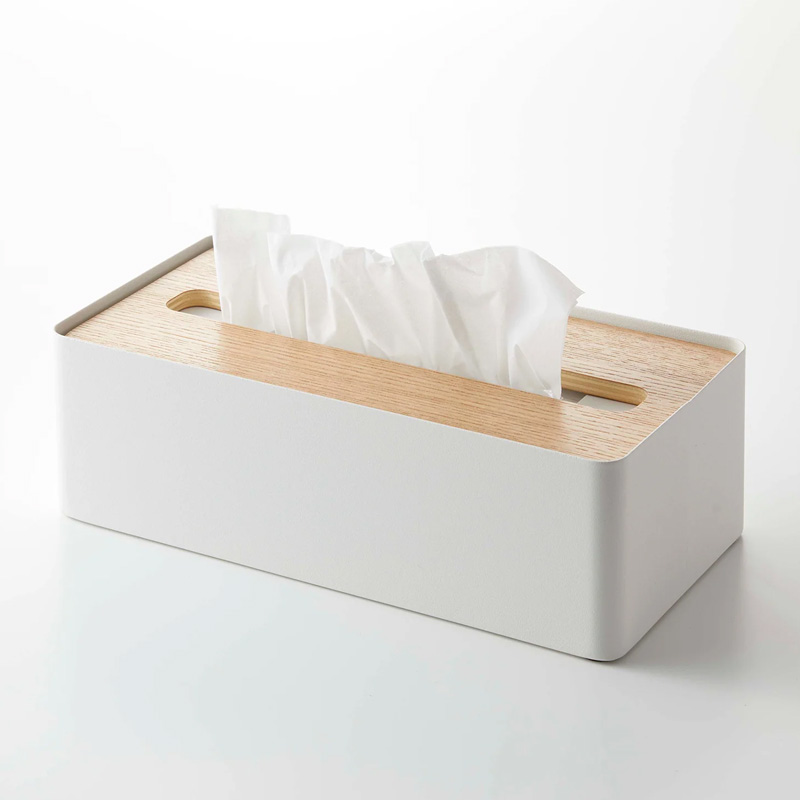 야마자키 린 원목 화장지 각티슈 함 케이스