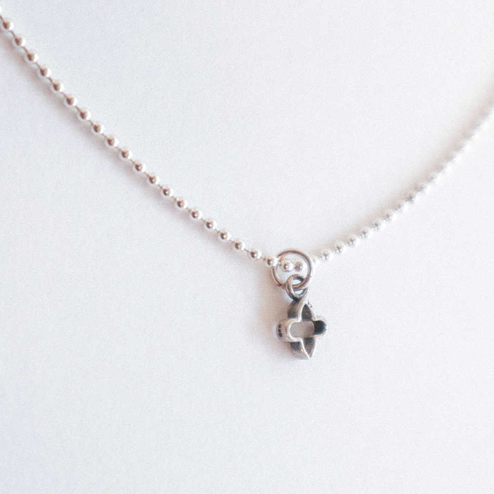 미니 클로버 네크리스 실버925 Mini Clover Necklace - 상세 이미지 5