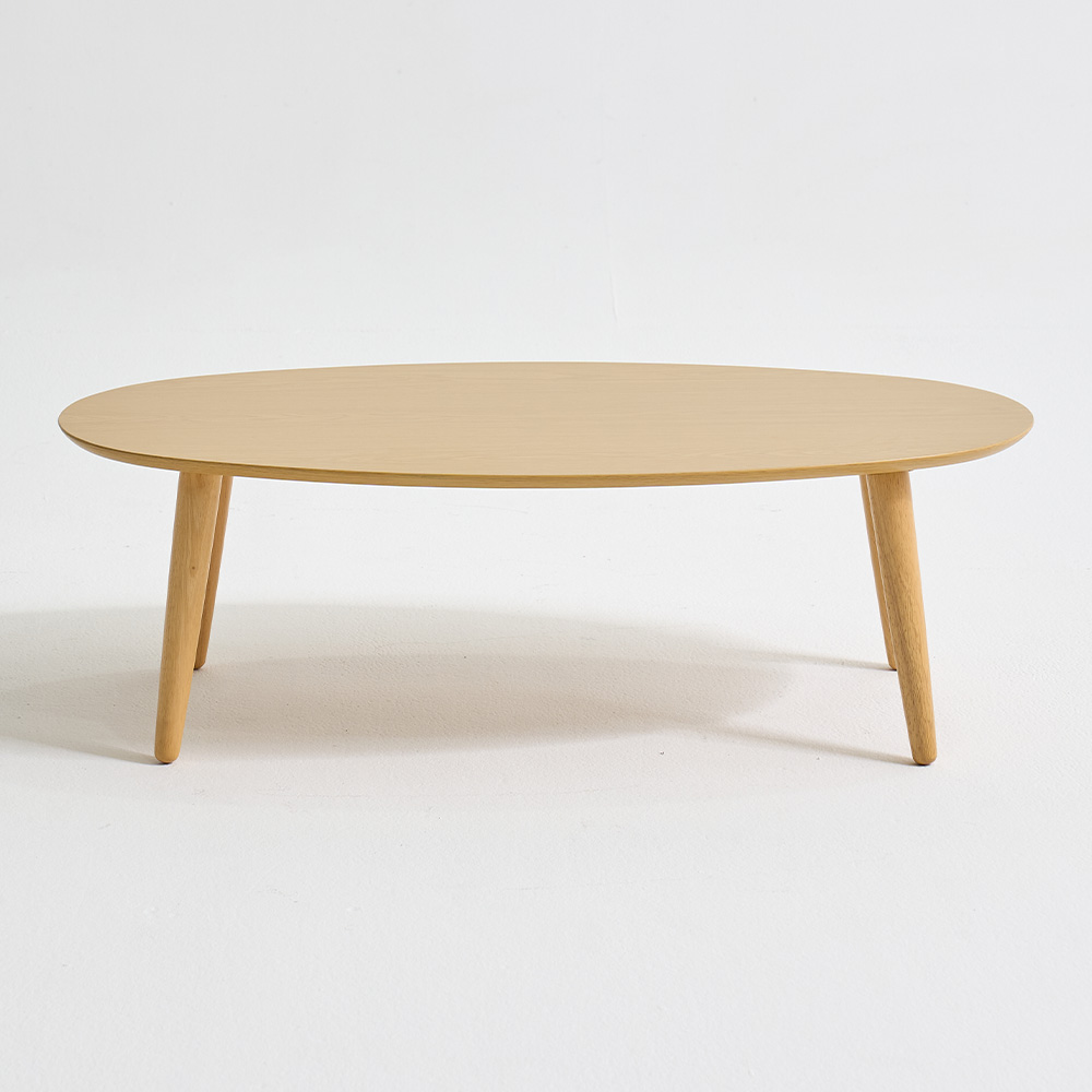 모드 낮은 거실 소파테이블 좌식 테이블 식탁 좌탁 밥상 타원형