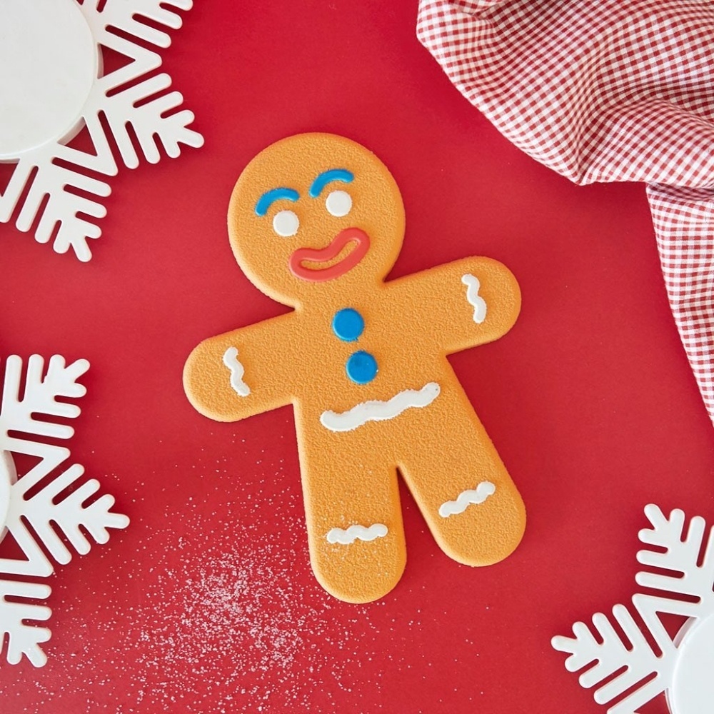 진저맨 실리콘 냄비받침대 실리콘 자석 냄비받침 답례품