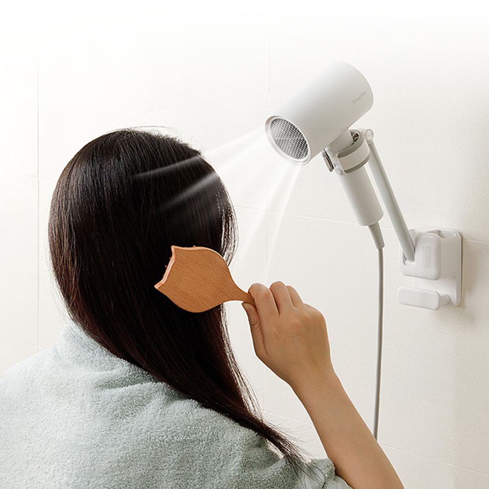 드라이거치대 드라이기거치대 헤어 걸이 컴팩트 핸즈프리 거치대 - 메인 이미지