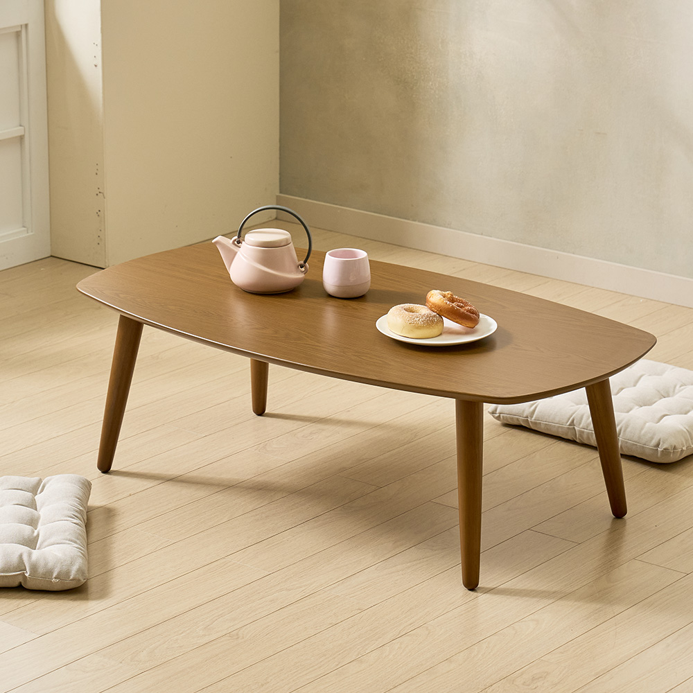 리오 거실 좌식테이블 낮은 쇼파 테이블 원목 좌탁 좌식밥상 4인용