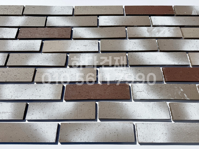 점토타일 그라데이션 240x60x12T 04번 컬러 / 하다건재