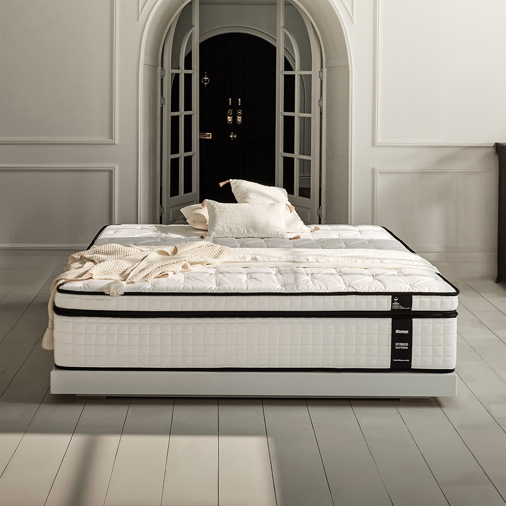 슬립퍼 하이브리드 메모리폼 침대매트리스 허리 단단한 하드 매트리스 SS